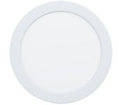 Eglo Fueva 6 Downlight empotrable LED redondo (10 W, Ø x Al: 16,6 x 3,1 cm, Blanco, 2.700 K - 6.500 K, IP44)