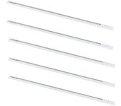 Led Hispania Carril bifásico (4,2 x 2,2 x 118 cm, Aluminio, Blanco, 5 ud.)