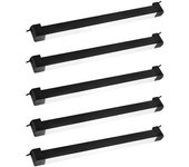 Led Hispania Regleta LED para riel lineal (24 W, Negro, 2 x 3,5 x 49 cm, 5 ud.)