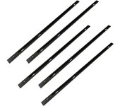 Led Hispania Carril bifásico (4,2 x 2 x 218 cm, Aluminio, Negro, 5 ud.)