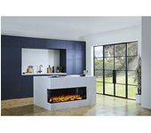 Charlton & Jenrick Chimenea eléctrica i1250E (Negro, 1.500 W, L x An x Al: 21,4 x 125 x 40 cm) + Garantía BAUHAUS 5 años para equipos eléctricos y...