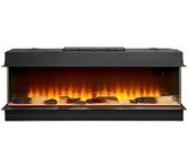 Focalpoint Chimenea eléctrica Eccentra 1250 (Negro, 1.700 W - 2.000 W, L x An x Al: 22,3 x 130,8 x 50,4 cm) + Garantía BAUHAUS 5 años para equipos...