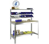 Simonrack Simonwork Banco de trabajo BT1 Mobile (L x An x Al: 61 x 121 x 152 cm, Galvanizado, Capacidad de carga: 120 kg)