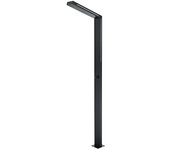 Imex Ducha de jardín Sense (225 cm, Acero inoxidable, Negro mate)