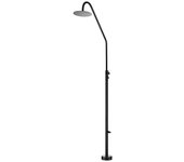 Imex Ducha de jardín Dakota (232 cm, Acero inoxidable, Negro mate)