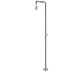 Imex Poolimex Ducha de jardín Pool (235 cm, Acero inoxidable, Cromo)
