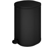 Cosmic Cubo de basura de baño Essentials (5 l, Metal, Negro)