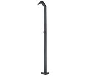 Imex Ducha de jardín Niagara (218 cm, Acero inoxidable, Negro mate)