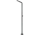 Imex Ducha de jardín Texas (220 cm, Acero inoxidable, Negro mate)