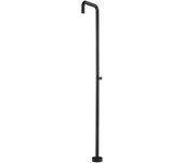 Imex Ducha de jardín Utah (236 cm, Acero inoxidable, Negro mate)