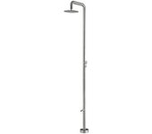 Imex Poolimex Ducha de jardín Michigan (240 cm, Acero inoxidable, Cromo)