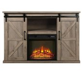 Purline Chimenea eléctrica con marco MDF CHE-910 (Marrón rústico, 2.000 W, 40 x 137 x 82 cm) + Garantía BAUHAUS 5 años para equipos eléctricos y...
