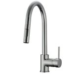 IO Round Grifo de cocina extraíble (Cromo, Brillante)