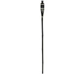 Antorcha para jardín (Altura: 120 cm, Materiales naturales, Negro)