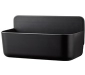Tesa Cesta de baño Lavaa M (26 x 11 x 13 cm, Negro, Mate)
