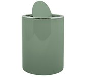 MSV Cubo de basura de baño Kamaka (6 l, Plástico, Verde basil)