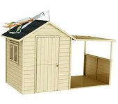 Soulet Caseta infantil Eugénie (L x An x Al: 256 x 127 x 162 cm, Madera)