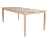 Sunfun Mesa de jardín Nour (L x An x Al: 200 x 100 x 76 cm, Madera de acacia, Natural)