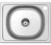 Smeg Fregadero encastrable LYP401 (L x An: 40 x 50 cm, Orificios para grifo: Derecha, Acero inoxidable)