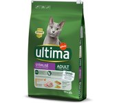Ultima Esterilizado Adult con pollo pienso para gatos - 10 kg