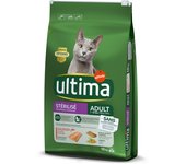 Ultima Esterilizado Adult con salmón pienso para gatos - 3 kg