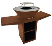 Purline Barbacoa de carbón EFP57CO (Diámetro de la superficie de la parrilla: 60 cm, Óxido)