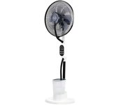 Purline Ventilador de pie nebulizador digital Misty 4 (Negro, 40 cm, 125 cm)