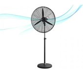 Purline Ventilador de pie industrial Venty Metablast F (Negro, 75 cm, 190 cm)