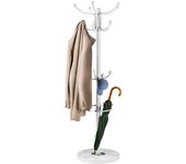 Perchero de pie con base de mármol 173cm Blanco