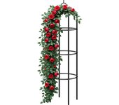 Columna de rosas negro 200x40cm
