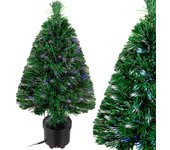 Árbol de navidad con luz 66cm fibra óptica
