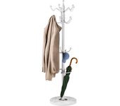 Perchero de pie blanco 173cm giratorio 360°