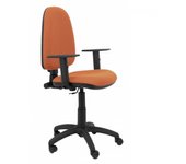 Piqueras y Crespo Ayna Bali Silla de Oficina Brazos Regulables Ruedas Nylon Marrón