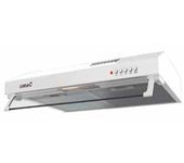 Campana extractora Cata Decorativa 195m³/h Succión silenciosa 3 velocidades LED inox/blanco