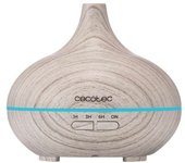 Humidificador Cecotec 300ml madera ultrasónico LED 7 colores temporizador 6h aromaterapia