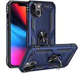 Max Power Digital Funda Magnética Con Anillo Tecnología Grado Militar Azul Para iPhone 13