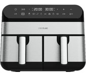 Cecotec Cecofry Advance 9000 Freidora de Aire de 2 Cestas 9L 2800W 8 Programas Negro Inox