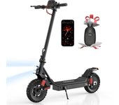 Patinete eléctrico iScooter 45km/h 60km de autonomía 800W APP frenos múltiples bolsa cuero