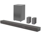 Barra de sonido Haier HSD512S6 Bluetooth 360W Dolby Atmos Subwoofer inalámbrico HDMI eARC