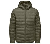 Chaqueta only & sons onsbrody quilt hombre oliva oscura