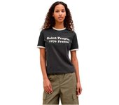 Camiseta jack and jones jxperle reg fit mujer phantom