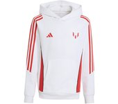 Sudadera de fútbol adidas messi hoody infantil blanco