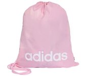 Bolsa de gimnasio adidas linear gymsack rosaut / blanco