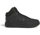 Zapatillas adidas hoops 3.0 mid infantil negro