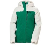 Chaqueta de esquí helly hansen snowplay mujer emerald