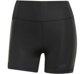 Mallas de fitness adidas opt 3 bandas 1/4 mujer negro