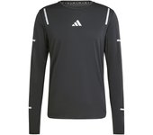 Camiseta de running adidas ult hi vis ls hombre negro