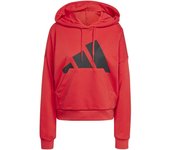 Sudadera adidas bl french terry hd mujer rubpur/negro