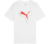 Camiseta casual puma essentials+ logo lab graphic niño