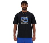 Camiseta new balance sport essentials ad hombre negro